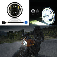 OTOLAMPARA 150W 5.75 Inches Motorcycle LED Headlight H4 Multi-functional Dual Colors Motorcycle Headlight Bulb PK43T IP67 Waterproof 1pcs miniinthebox