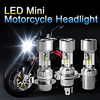 OTOLAMPARA 1pcs Motorcycle Light Bulb H4 Fan Design 25W Super Bright Lightness H6 P15D LED Bulb Fit for CFMOTO X8 Italika RC 150 Sv650 2000 Trimph Tiger Yamaha Factor 125 99% Motorcycle Models