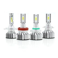 OTOLAMPARA 2 Pack H7 H11 H1 H11 H4 9005 9006 DOB Car LED Headlight Bulbs H4 High Low Beam 120W 10000LM 6000K Auto Headlamp LED Car Light 12V DC miniinthebox
