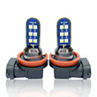 OTOLAMPARA 2 Units LED Fog Lamp Bulb H8 H9 H11 12W High Bright Lightness 50000hrs Lifespan Plug and Play LED Fog Light PJG19-1 PJG19-5 PJG19-2 Lemon Green Color Lightness