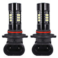 OTOLAMPARA 2pcs 9005(HB3) Car Light Bulbs 21 W SMD 3030 1800 lm 21 LED Headlamps For universal All Models All years