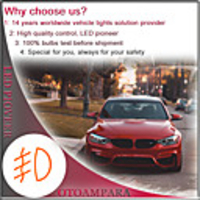OTOLAMPARA 2PCS Car LED Bulb H8 Special for Infiniti M37/ G37/ QX60/ Volkswagen Phaeton/ Magoten/ Sagitar/ Jetta/ Toyota Corolla/ Hilux/ Camry 100% Aluminium Heat Removal IP68 Waterproof LED Bulb H11