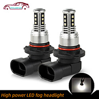 OTOLAMPARA 2PCS Import ZES Chip Car LED Fog Light Bulb HB4 30W 5500K White Color 4 Sides Lightness Inset Driver Design LED Foglight Bulb 9006 IP68 Waterproof miniinthebox