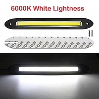 OTOLAMPARA 40W LED DRL Flexible IP68 Waterproof Car Soft Head Light COB LED Super Bright Daytime Running Lights DRL Fog Lights Accessories DC 12V miniinthebox