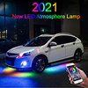 OTOLAMPARA 500W 40000LM Bluetooth App Control Flowing Color RGB LED Strip 2021 New Style High Quality 90 120cm 150cm 180cm Tube Underglow Underbody System LED Light Beautiful Lightness Nightsighting miniinthebox