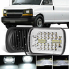 OTOLAMPARA 7 Inches 6X7 /5X7 Truck Light 126W 6000K Square LED Headlight IP67 Waterproof Anti-vibration Auxiliary Headlight 2pcs miniinthebox