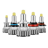 OTOLAMPARA Car Original Halogen Bulb Size Genuine Power 35W LED Headlight Kit H1 H7 H8 H9 H11 9005 9006 IP68 Waterproof LED Headlight Replacement Bulb Ultra White Color 2pcs miniinthebox
