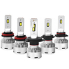 OTOLAMPARA Pair Of Car LED Headlamp H4 H7 H11 9005 9006 CSP 600% Original Car Halogen Brightness Built In Chip Intelligent Temperature Control LED Headlight Kit PK43T