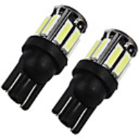 OTOLAMPARA Pair of Car LED Width Light W5W Five Sides Lightness Special for Toyota Camry/ Corolla/ Nissan Teana/ Sylphy Tiida 5W 6000K LED Bulb 158 194 T10 White Color