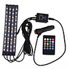 OTOLAMPARA Set of Car LED Atmosphere Lamp Kit 48W 7 Colors 16 Models Music Super Bright LED Interior Decoration Light Cool Funny Time Decoration Lamp Kit 0 Second Start 50000hrs Lifespan LED Light