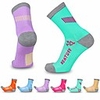Outdoor Breathable Sweat-wicking Socks Black / Orange Pink White for Fishing Climbing Running