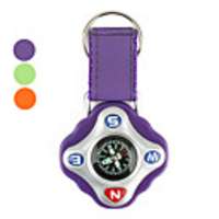 Outdoor Compass with Keychain (Assorted Colors)