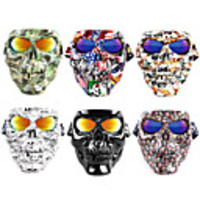 Outdoor Cycling Glasses Goggles Skull Mask Bike Glasses Skiing Windproof Motocross Sunglasses Outdoor Eyewear Bicycle