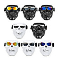 Outdoor Cycling Glasses Goggles Skull Mask Bike Glasses Skiing Windproof Motocross Sunglasses Outdoor Eyewear Bicycle