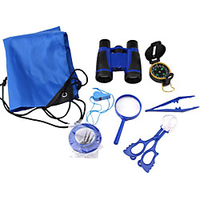 Outdoor Explorer Kit Bug Catcher Kit with Magnifying Glass,  Binoculars,  Compass,  Whistle,  Insect Viewer and Backpack Camping Adventure Toy Birthday Gift for Boys Girls Age 3-12 Year Old miniinthebox