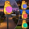 Outdoor LED Solar Garden Pathway Light IP65 Waterproof Decoration Hedgehog Shaped Lawn Light 7-Color Changing for Villa Courtyard Garden Lawn Landscape Decoration Lamp miniinthebox