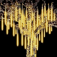 Outdoor Meteor Shower Rain String Lights 50cm 100-240V 16 Tubes LED String Lights Waterproof For Christmas Wedding Party Decorationfor Christmas Trees Halloween Decoration Holiday Wedding miniinthebox