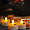 Outdoor Solar Candle Light Smokeless Simulation Electronic Candle Light Outdoor Solar For Tea Wax Light For Christmas Halloween Decoration Lighting miniinthebox