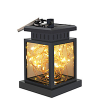 Outdoor Solar Garden Light 1pcs 30 LEDs Palace Lantern Chandelier Outdoor Courtyard Decoration Lamp Waterproof Hanging Tree Star Lamp miniinthebox