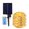 Outdoor Solar String Light 1pcs 22m 200 LEDs 12m 100 LEDs Solar Leather Thread Outdoor Lamp Fairy String Lights For Holiday Christmas Party Waterproof Garden Backyard Patio Garland miniinthebox