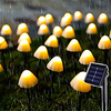 Outdoor Solar String Light 1pcs LED Mushroom Solar String Light 3.8m 10 LEDs Outdoor Patio Garden Decoration Waterproof Fairy Light Courtyard Lawn Solar Ground Stakes Lamp miniinthebox