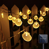 Outdoor Solar String Light LED Outdoor Lights Shell Shaped Solar Outdoor Waterproof Fairy Tale String Light 6M 30LEDs 5M 20LEDs Wedding Family Party Garden Decoration LED Solar Garden Light miniinthebox