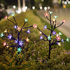 Outdoor Solar String Light Solar Lawn Lights LED Outdoor Waterproof Solar Powered 2 Modes Multi Color 6W 1.2V 20 LED Beads Cherry Blossom Branch Patio Garden Decoration Lights LED Solar Garden Light miniinthebox
