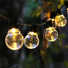 Outdoor Solar String Light Solar LED String Light Outdoor Waterproof Garden Wedding Decoration Lamp 5M 20 LEDs IP65 Waterproof Garland Outdoor Wedding Light LED Solar Garden Light miniinthebox