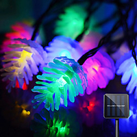 Outdoor Solar String Light Solar Outdoor Light 6M 30LEDs Pine Cone Waterproof Fairy String Lights Wedding Garden Holiday Home Decoration LED Solar Garden Light miniinthebox