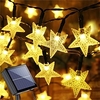 Outdoor Star String Lights 12m 100leds 8 Modes Twinkle Fairy Lights Waterproof Star Light for Outdoor Gardens Lawn Christmas miniinthebox
