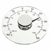 Outdoor thermometer household lead-free self-adhesive window door and window transparent waterproof thermometer battery-free miniinthebox