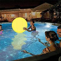 Outdoor Underwater Lights Lamp Glowing Beach Ball Remote Control LED Light Swimming Pool Toy 13 Colors Glowing Ball Inflatable LED For Beach Ball Party Colorful Lighting miniinthebox