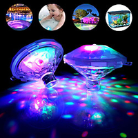 Outdoor Underwater RGB Light 2-Pieces Set Submersible LED Disco Party Lamp Battery Operated Hot Tub Spa Lights Baby Bath Light Swimming Pool Glow Show Atmosphere Lights miniinthebox