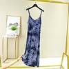 outer suspender skirt,  modal tie-dye dress,  sleeveless,  inner base skirt,  summer thin a-line vest long skirt miniinthebox