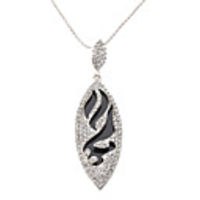 Oval Hollow Out Necklace