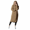 oversized loose fit long knitted sweater coat warm winter open front hooded cardigans brown miniinthebox
