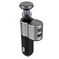 OVEVO/ Orette Q10 Car Bluetooth Headset 2 In 1 Car With Dual USB Multi-function Mini Headset
