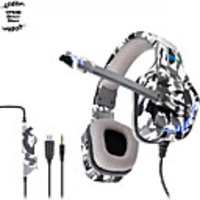 OVLENG GT99 Wired Gaming Headset E-Sports with Microphone LED Stereo 7.1 Virtual Surrounded HiFi Headset for PS4 PC Laptop