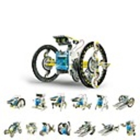 OWI 14-In-1 Science Exploration Set Robot Solar Powered Creative DIY Teenager Toy Gift / Parent-Child Interaction