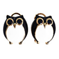 Owl Gilted Earrings (Assorted Colors)