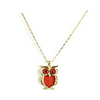 Owl Leather Alloy Necklace