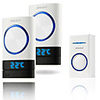 P189189-WW Wireless One to Two Doorbell Hands-free / Music Waterproof / Intercom Indoor / Outdoor / Living Room / Dining Room