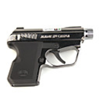 P38 Gun-style 30mW Green Starry Great Kaleidoscopic Laser Pointer (2 x AAA included)
