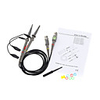 P6100 2Pcs High Precision Oscilloscope Probe 1X 10X 100MHz Alligator Clip Test Probe