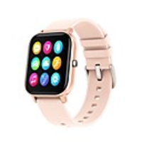 P8T Unisex Smartwatch Bluetooth Heart Rate Monitor Blood Pressure Measurement Calories Burned Thermometer Health Care Pedometer Call Reminder Sleep Tracker Sedentary Reminder Alarm Clock