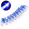 Pack of 10 Blue LED T10 Bullet Wedge Car Bulbs