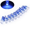 Pack of 10 Blue T10 LED Bulbs for Car and Truck Side Lights