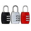 Padlock 3 Dial Digit Password Combination Password Lock Suitcase Luggage Metal Code Lock Mini Coded Keyed Anti-Theft Locks
