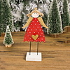 Painted Love Angel Girl Decoration Christmas Wooden Table Pendulum