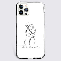 Painting Person Case For Apple iPhone 12 iPhone 11 iPhone 12 Pro Max Unique Design Protective Case Shockproof Back Cover TPU